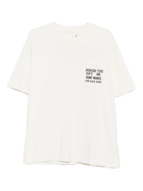 chest-pocket graphic-print t-shirt by HONOR THE GIFT chest-pocket graphic-print t-shirt by HONOR THE GIFT