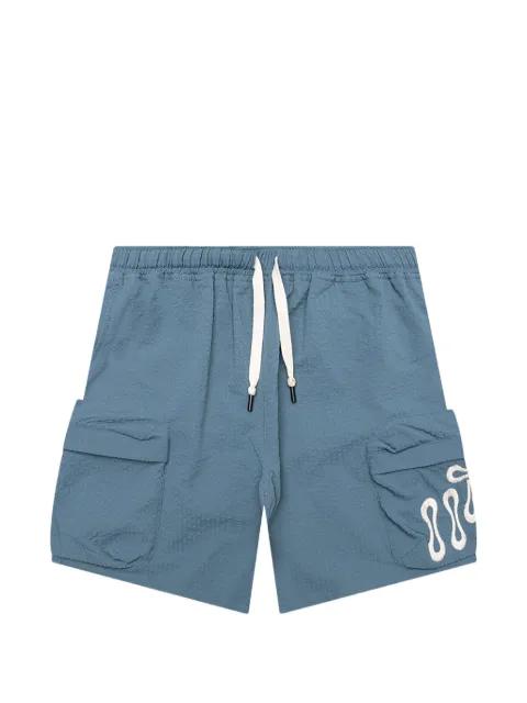 embroidered cargo shorts by HONOR THE GIFT