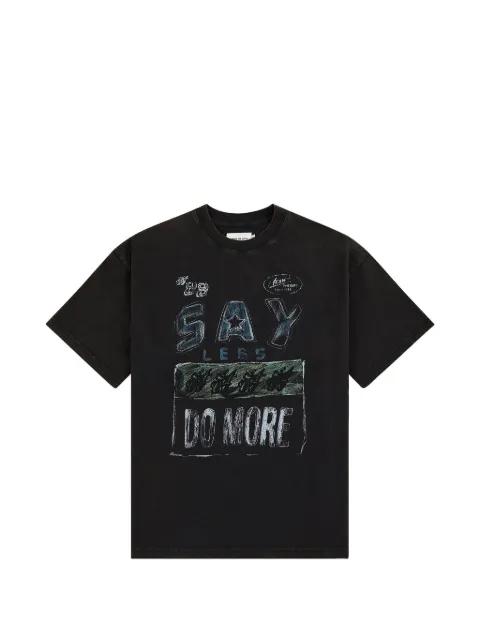 graphic-print faded t-shirt by HONOR THE GIFT