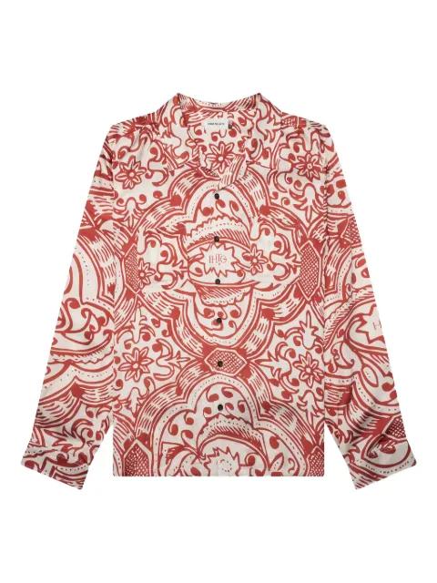 patterned-print long-sleeves shirt by HONOR THE GIFT