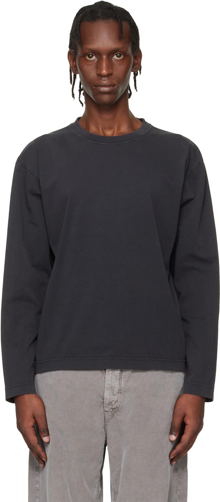 Black Relaxed Longsleeve T-shirt by HOPE