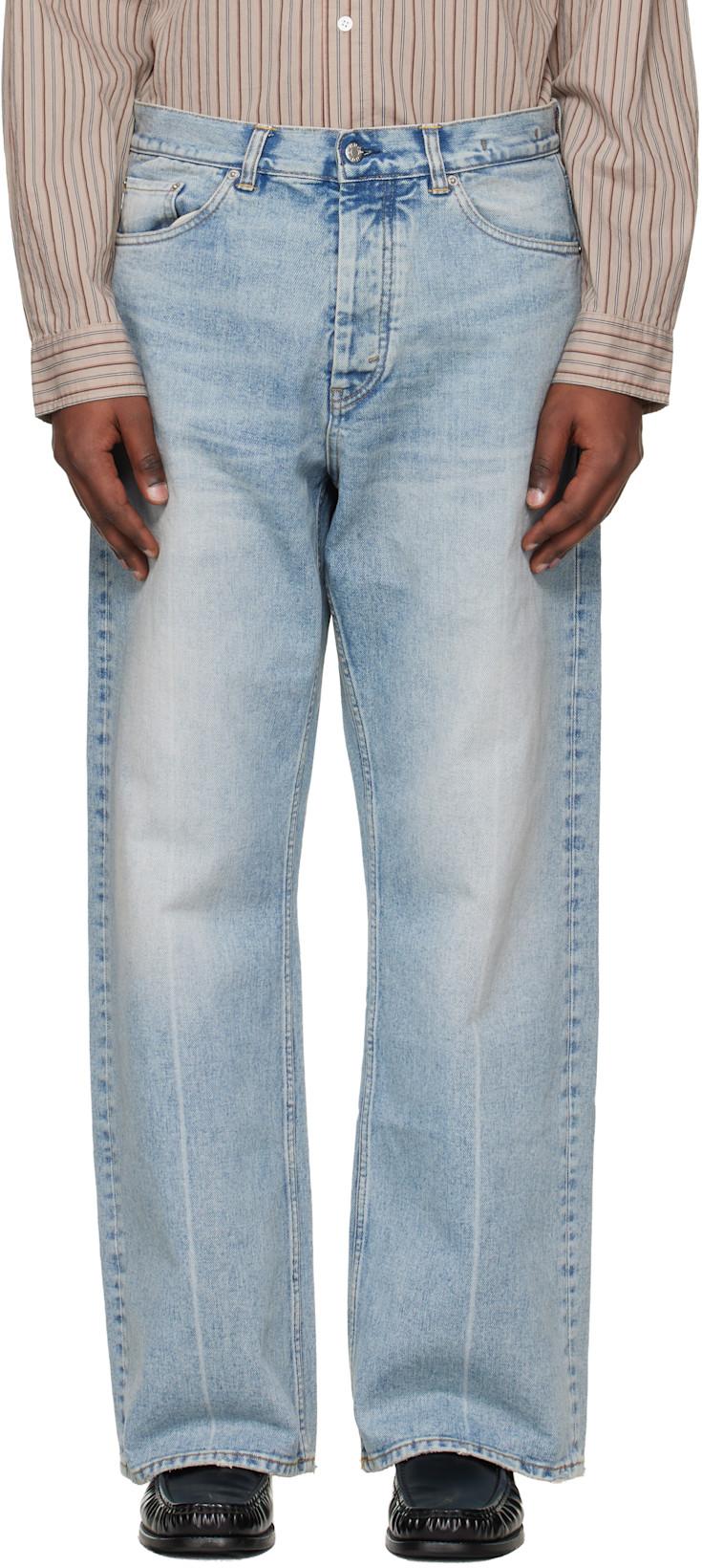 Blue Loose-Fit Jeans by HOPE