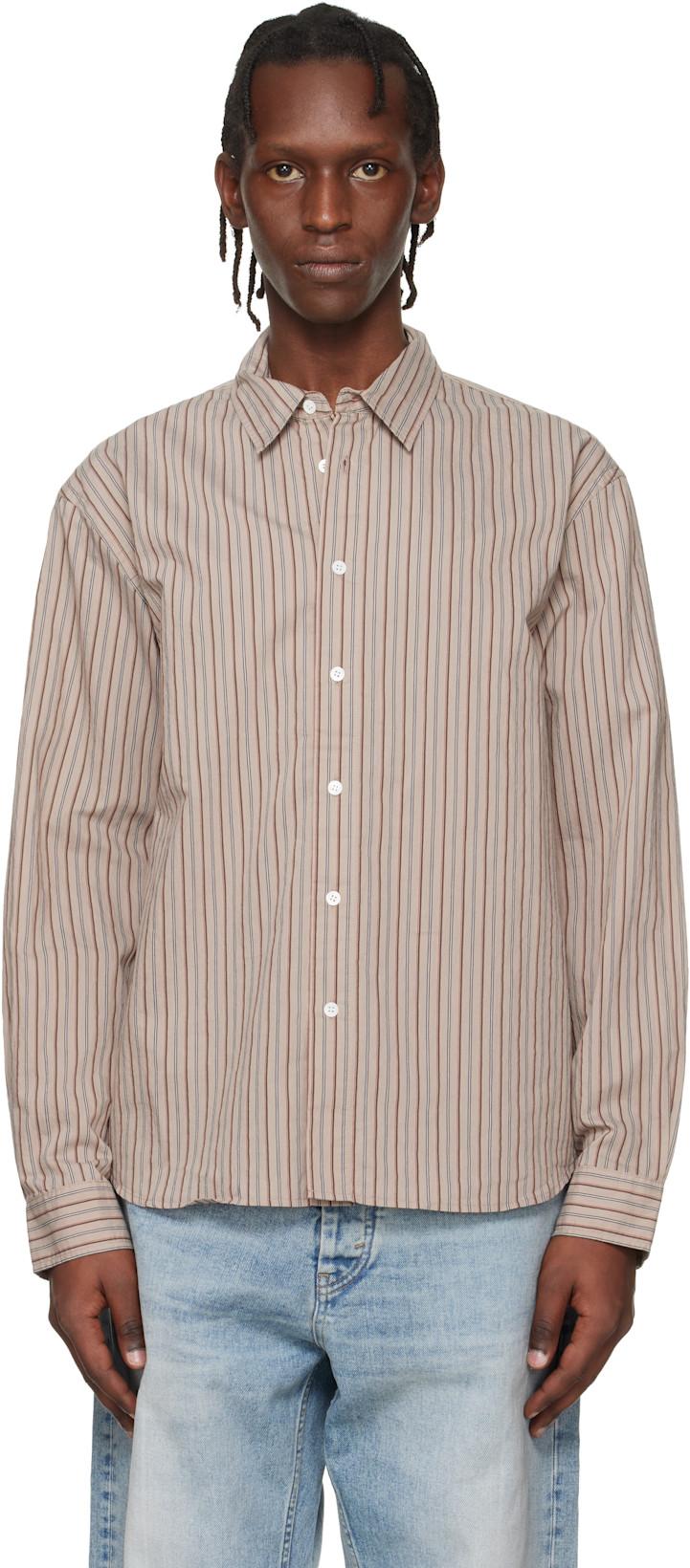 Brown Relaxed Shirt by HOPE