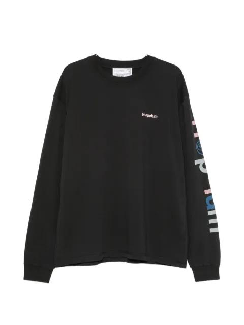 graphic-print long-sleeve T-shirt by HOPEIUM