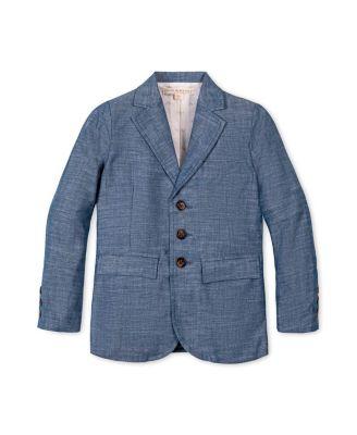 Boys' Classic Organic Chambray Suit Jacket - Little Kid by HOPE&HENRY