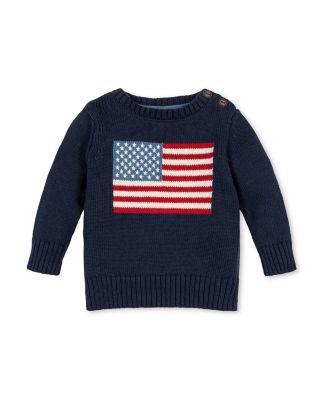 Boys' Organic Crew Neck Flag Sweater - Baby by HOPE&HENRY