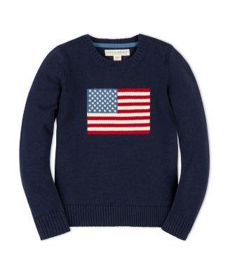 Boys' Organic Crew Neck Flag Sweater - Little Kid by HOPE&HENRY