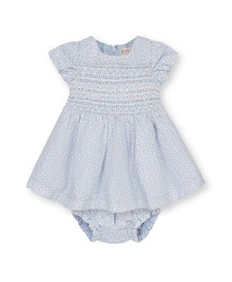 Girls' Linen Smocked Puff Sleeve Dress - Baby by HOPE&HENRY