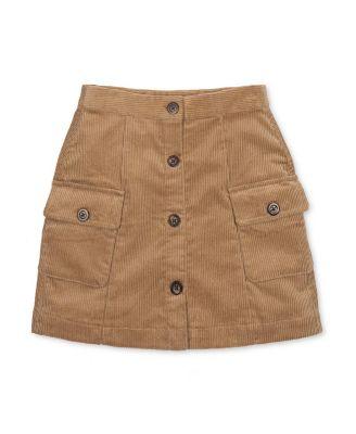Girls' Organic Corduroy Button Front Skirt - Little Kid by HOPE&HENRY