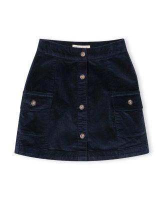 Girls' Organic Corduroy Button Front Skirt - Little Kid by HOPE&HENRY