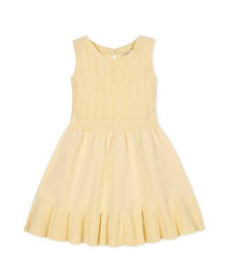Girls' Organic Flounce Hem Tank Sweater Dress - Little Kid by HOPE&HENRY