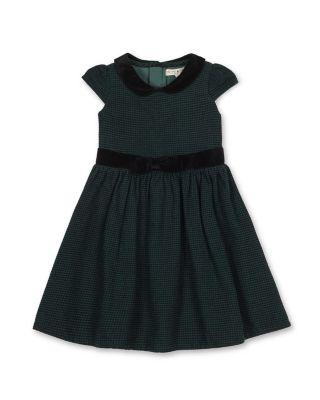 Girls' Organic Flutter Sleeve Peter Pan Collar Party Dress - Little Kid by HOPE&HENRY