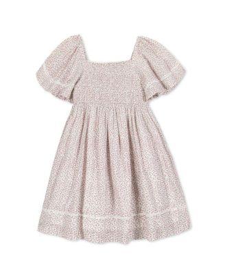 Girls' Organic Smocked Bell Sleeve Dress - Baby by HOPE&HENRY