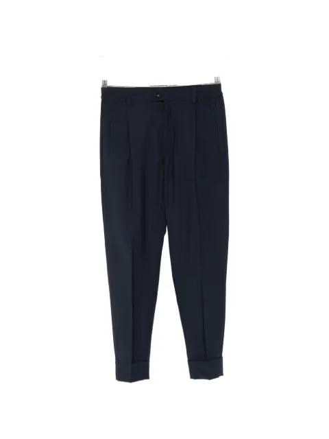 cuffed tailored trousers by HOSIO