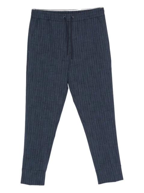 pinstripe-print drawstring-waist trousers by HOSIO