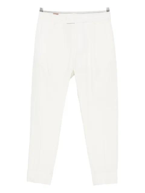 pressed-crease trousers by HOSIO