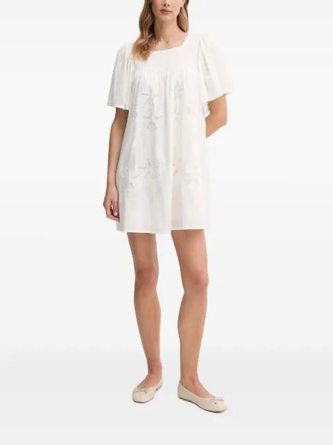 Lola embroidered-smocked mini dress by HOSS INTROPIA