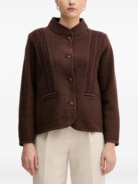 cable-knit jacket by HOSS INTROPIA