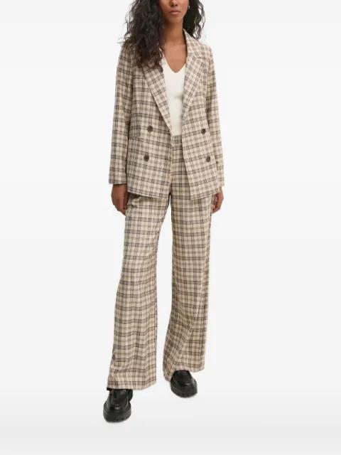 checked double-breasted blazer by HOSS INTROPIA