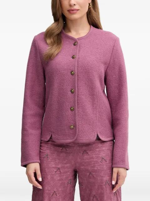 heart-embellished button-down jacket by HOSS INTROPIA
