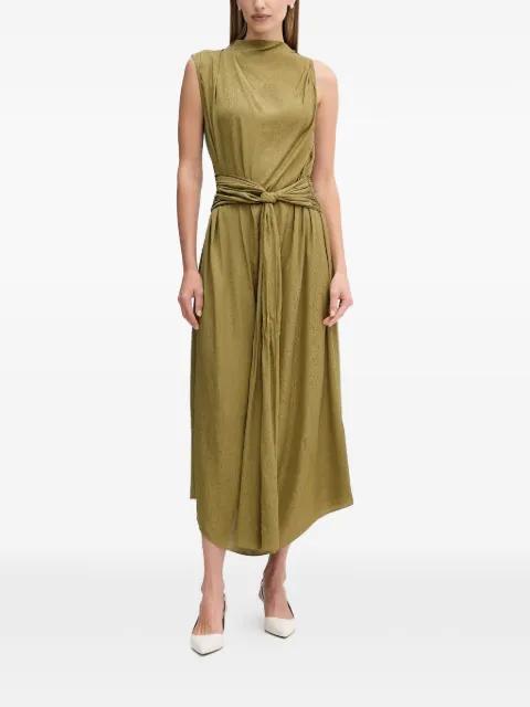 tie-waist sleeveless midi dress by HOSS INTROPIA