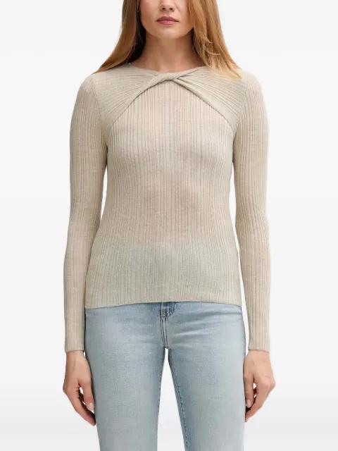 twisted ribbed sweater by HOSS INTROPIA