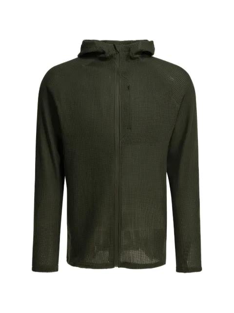 Pace Flow waffle-knit zip-up hoodie by HOUDINI SPORTSWEAR