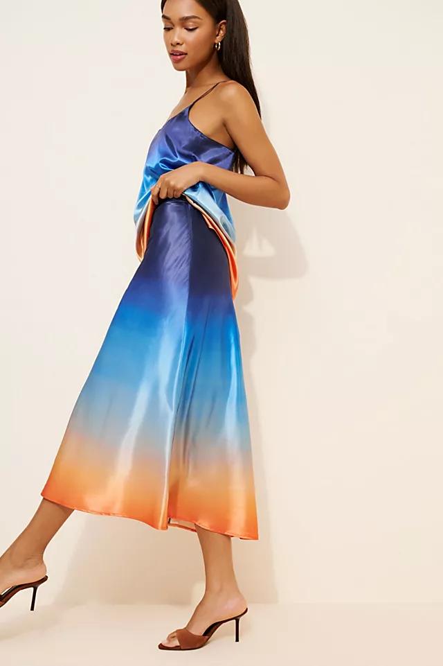 House of Aama Nightscape Midi Skirt Secondhand by HOUSE OF AAMA | FREE PEOPLE