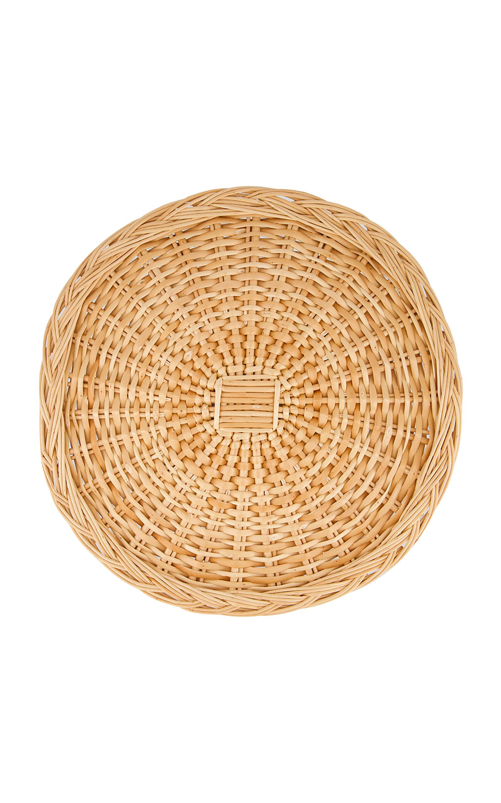 House of Capricorn - Vitória Handmade Natural Wicker Charger - Brown - Moda Operandi by HOUSE OF CAPRICORN