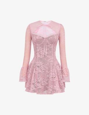 Alice Sweetheart-Neck Lace Mini Dress by HOUSE OF CB