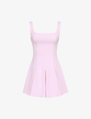 Amelie Square-Neck Stretch-Crepe Mini Dress by HOUSE OF CB