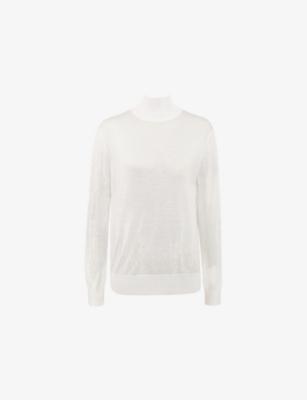 Angel Polo-Neck Silk and Wool Jumper by HOUSE OF CB