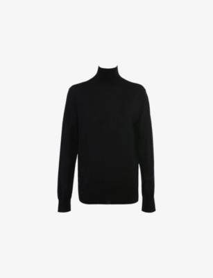 Angel Polo-Neck Silk and Wool Jumper by HOUSE OF CB