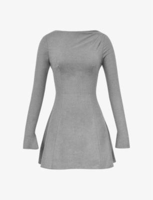 Angelique long-sleeved stretch-woven mini dress by HOUSE OF CB