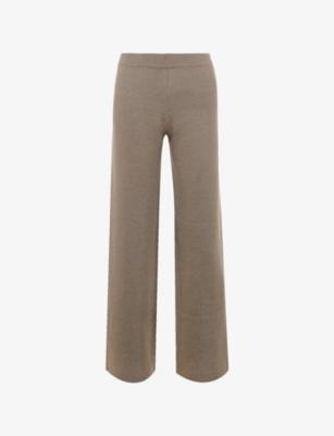 Avery Wide-Leg Knitted Trousers by HOUSE OF CB