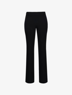 Chiara Straight-Leg High-Rise Stretch-Crepe Trousers by HOUSE OF CB