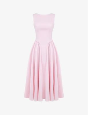 Cindy cut-out woven midi dress by HOUSE OF CB