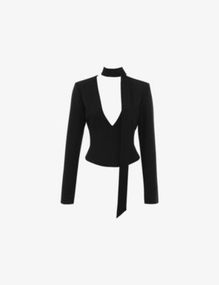 Danya Hourglass Corset Stretch-Woven Top by HOUSE OF CB