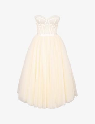 Darling Tulle Midi Dress by HOUSE OF CB