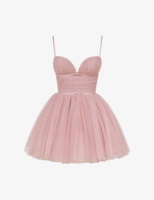 Emmeliette Satin Mini Dress by HOUSE OF CB