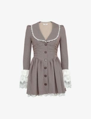 Emmeliette Satin Mini Dress by HOUSE OF CB
