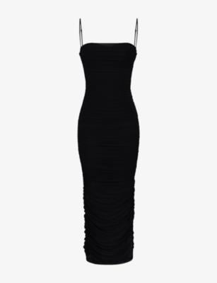 Fornarina Gathered Mesh Midi Dress by HOUSE OF CB