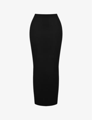 Hart twill-weave stretch-cotton maxi skirt by HOUSE OF CB