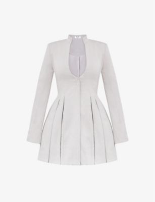 Heiress scoop-neck cotton-blend mini dress by HOUSE OF CB