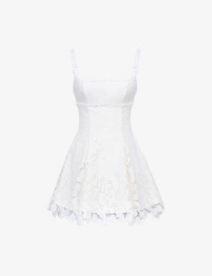 Isla Floral-Pattern Woven Mini Dress by HOUSE OF CB