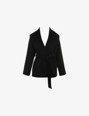 James Tie-Waist Wool-Blend Jacket by HOUSE OF CB
