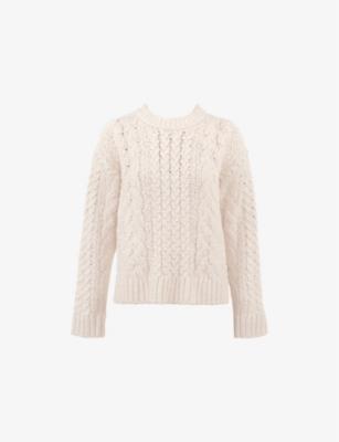 Jasper Cable-Knit Cotton-Blend Jumper by HOUSE OF CB
