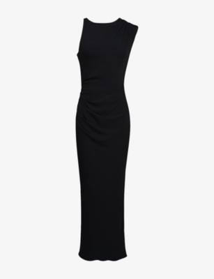 Keoni Draped Crepe Maxi Dress by HOUSE OF CB