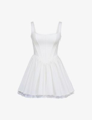Letitia Corseted Stretch-Cotton Mini Dress by HOUSE OF CB
