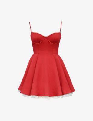 Minimoiselle Tulle Satin Mini Dress by HOUSE OF CB